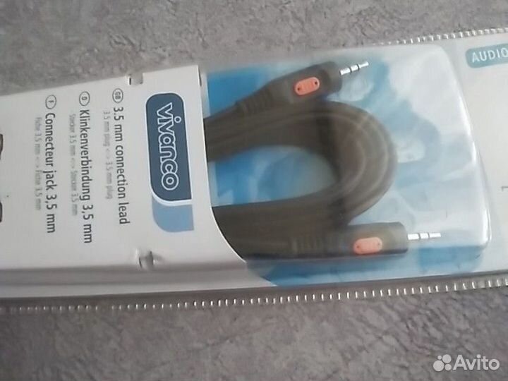 Audio кабель vivanco 3,5 mm