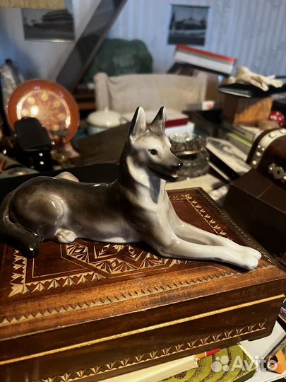 Фарфоровые статуэтки СССР собаки