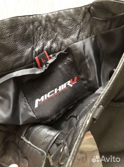 Брюки кожаные Michiru Rock and Wheels Новые L