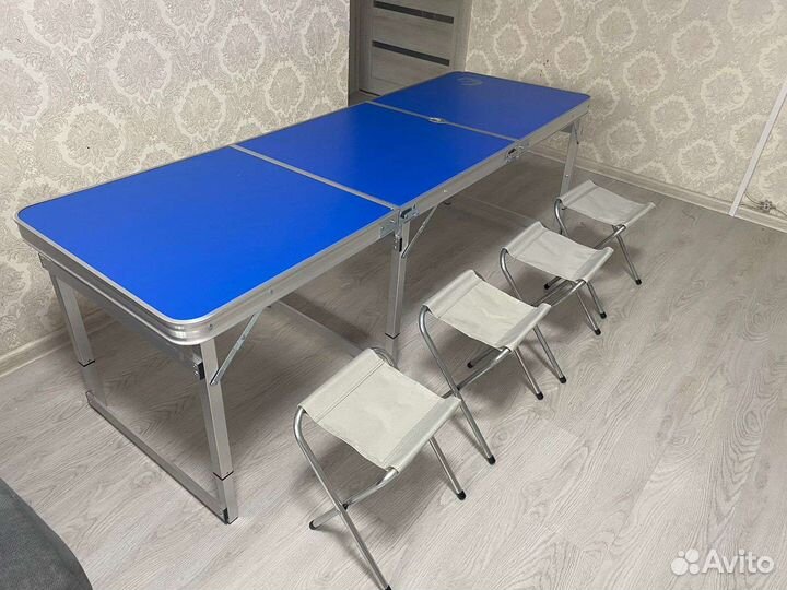 Складной туристический стол 180*60см