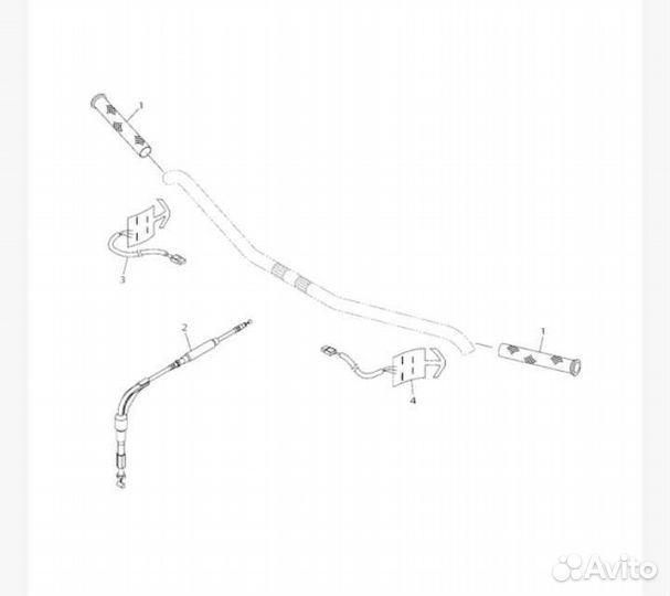 Оригинальный подогрев ручек Yamaha Viper Sidewinde