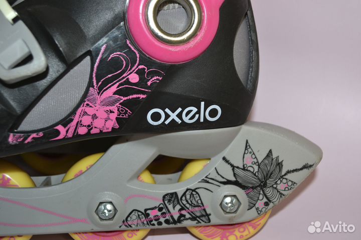 Роликовые коньки раздвижные р.32-34 Oxelo Декатлон