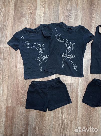 Футболка шорты гимнатика 104 110