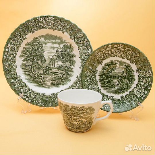 Чайная тройка фарфор