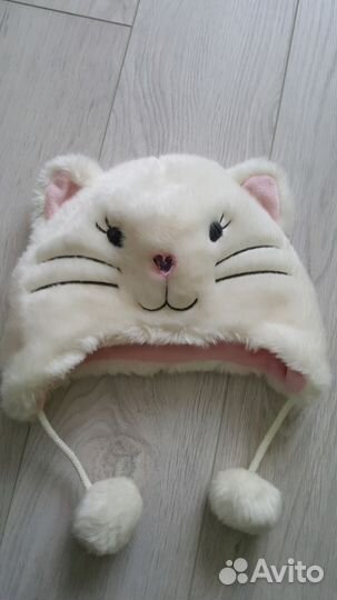Шапка кошка утренник фотосессия зимняя