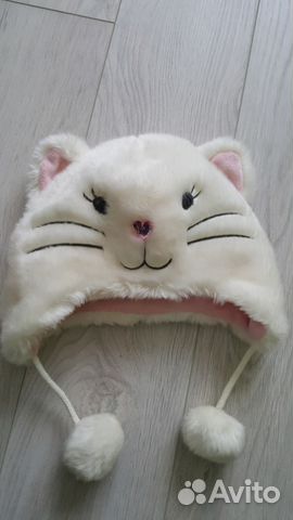 Шапка кошка утренник фотосессия зимняя