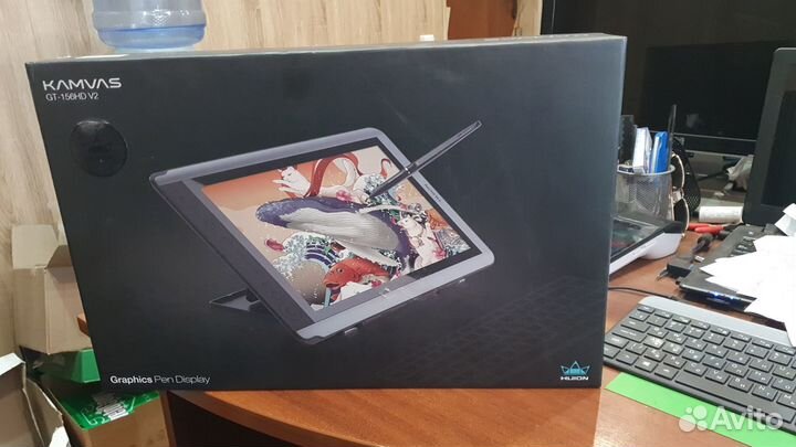 Графический планшет huion gt 156hd v2
