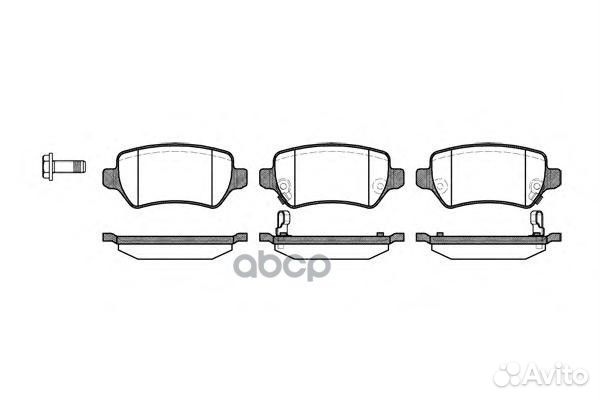 Колодки торм. дисковые задн. 295702 Road house