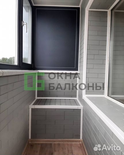 Остекление балконов. Окна пвх