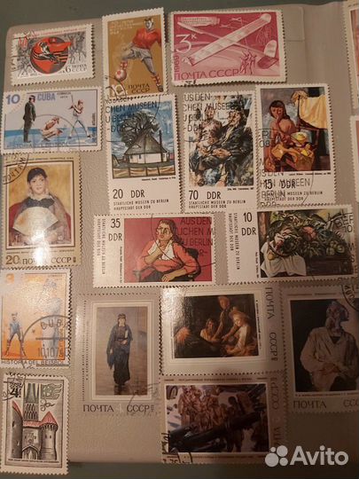 Марки гашеные новые