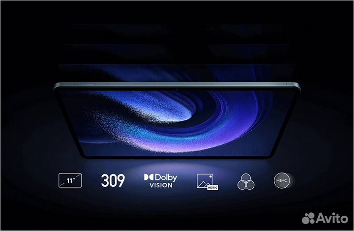 Xiaomi Mi pad 6 6/128Gb Snapdragon 870, 144 hz