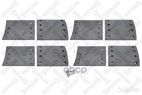 85-01080-SX накладки торм.с заклепк.1-рем19902