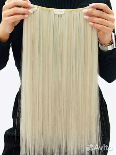 Волосы на заколках