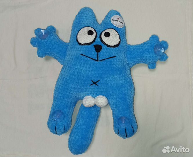 Игрушка ручная работа кот Саймон