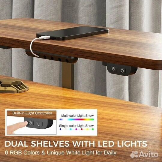 Компьютерный стол Eureka ERK-AED-E70WN