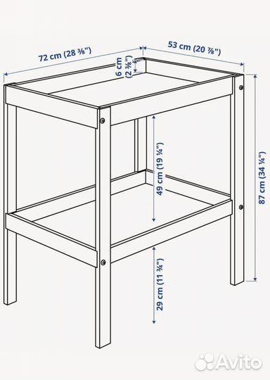 Пеленальный столик IKEA