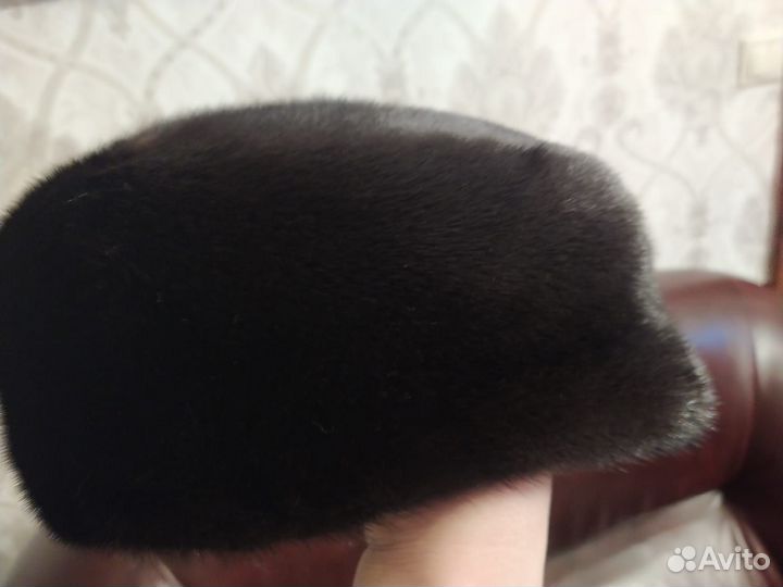 Шапка норка мужская новая