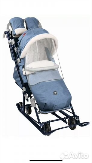 Санки коляска ника нд7