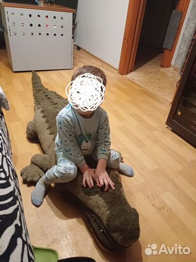 Крокодил большой мягкий