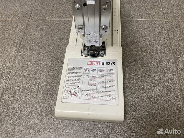 Мощный степлер Novus B 52/3