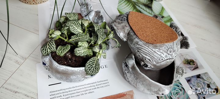 Кит Кашпо подсвечник конфетница ваза