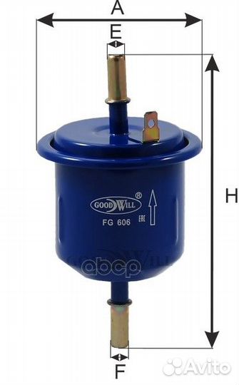 Фильтр топливный GoodWill 810 1091364 FG 606