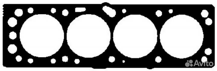 Elring 186711 Прокладка гбц металлическая