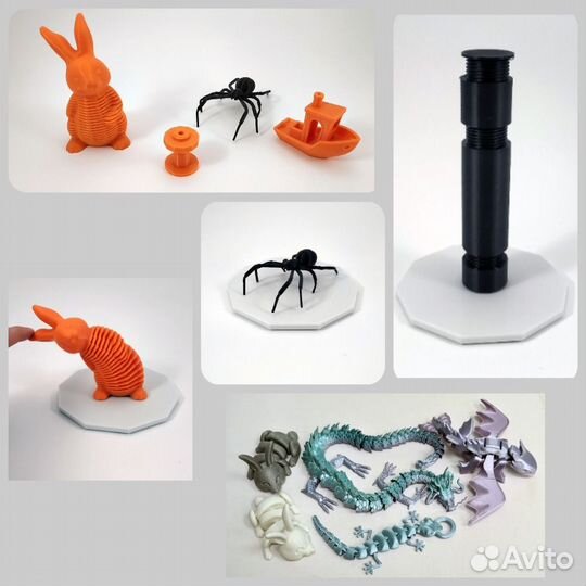 3D-печать, моделирование, прототипы, формы, макеты