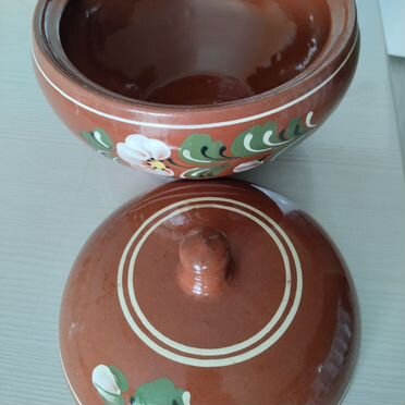 Кастрюля глиняная