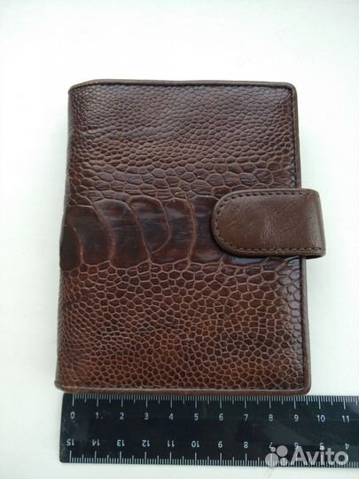 Кошелёк мужской genuine ostrich leather