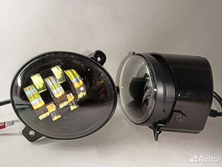 LED птф калина гранта ларгус семь линз два режима