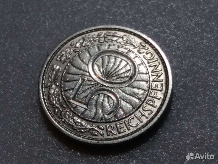 50 рейхспфеннигов пфеннигов 1929 А Германия-Веймар