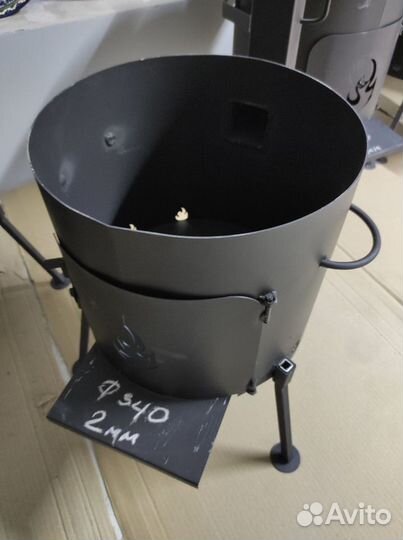 Печь с трубой под казан 8-10 л