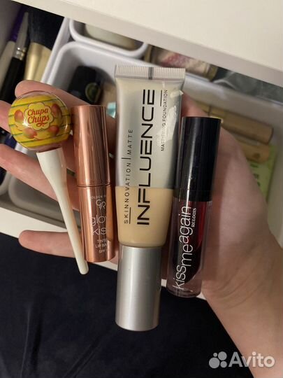Тональный крем influence, помады сет