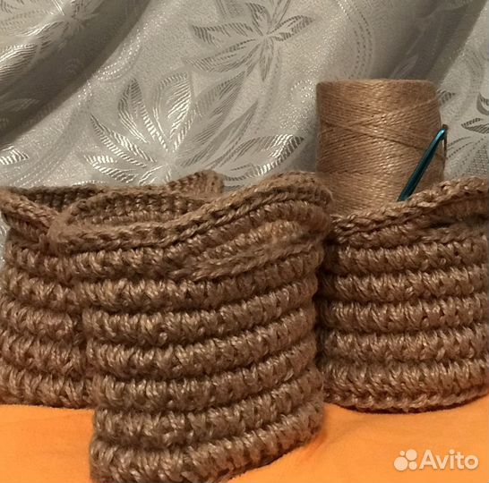 Корзинки из джута