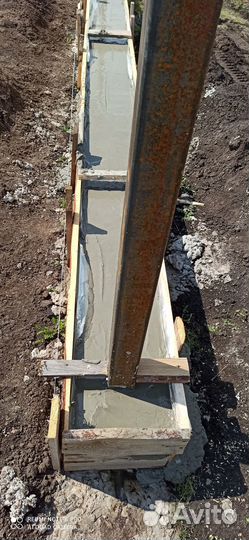 Опалубка, фундамент, отмостка, заезд, крыльцо