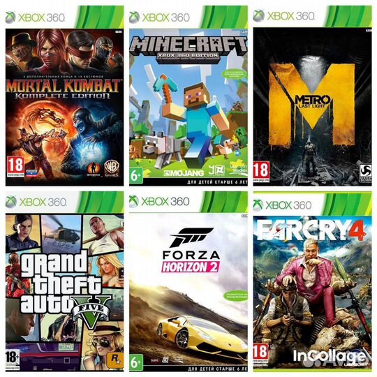Xbox 360 + 60 игр