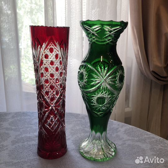 Ваза завода Гусь хрустальный