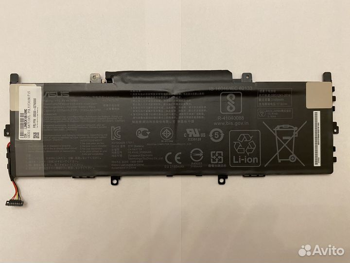 Аккумулятор C41N1715 для ноутбука asus UX331