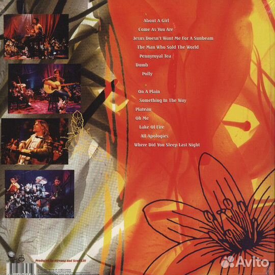 Виниловая пластинка Nirvana, MTV (Logo) Unplugged