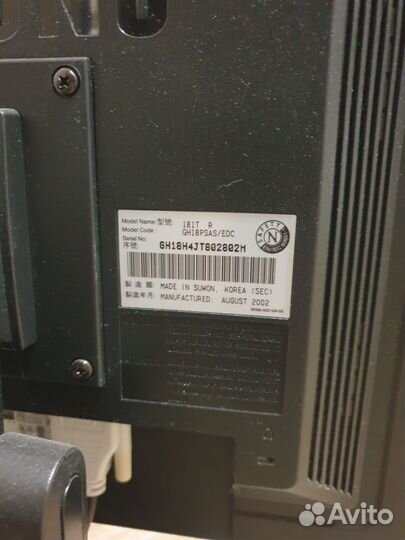 Монитор Samsung SyncMaster 181T