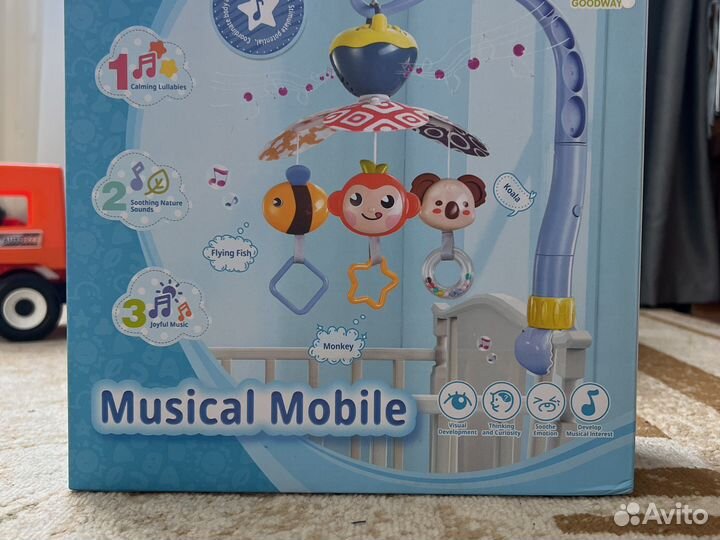 Музыкальный мобиль на кроватку