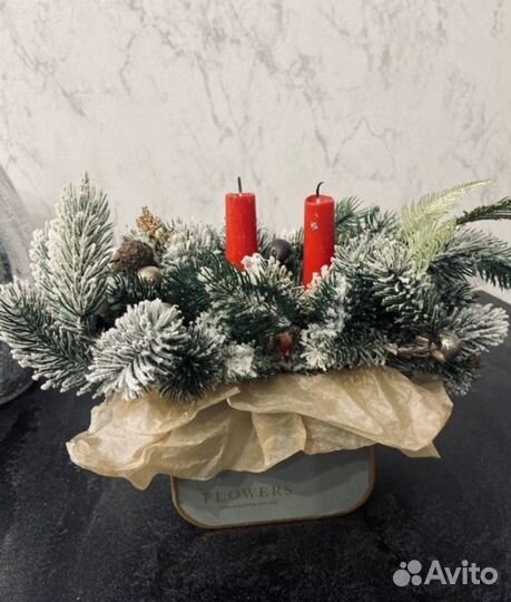 Букет на новый год