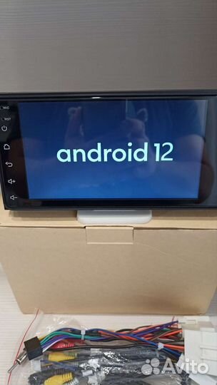 Магнитола 2din на Toyota 200мм*100мм, Android 12