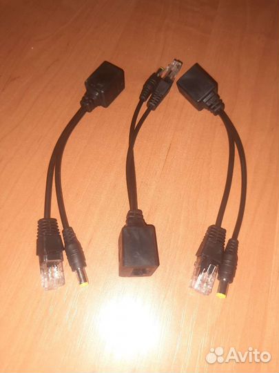 Пассивный приемник и передатчик poe, rj45