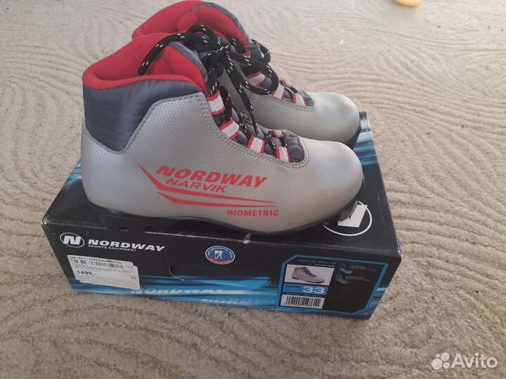 Детские лыжные ботинки Nordway 33р