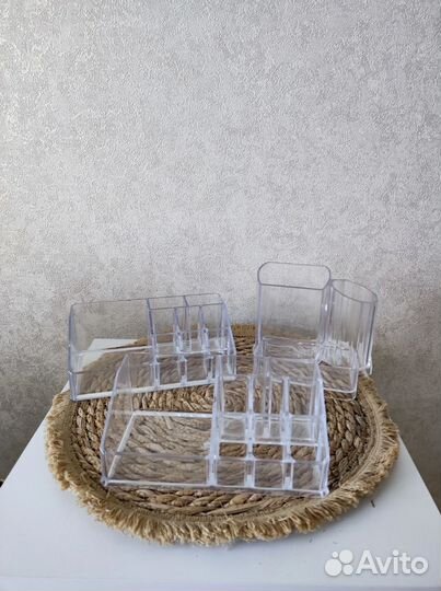 Органайзеры для косметики (набор 3 шт)