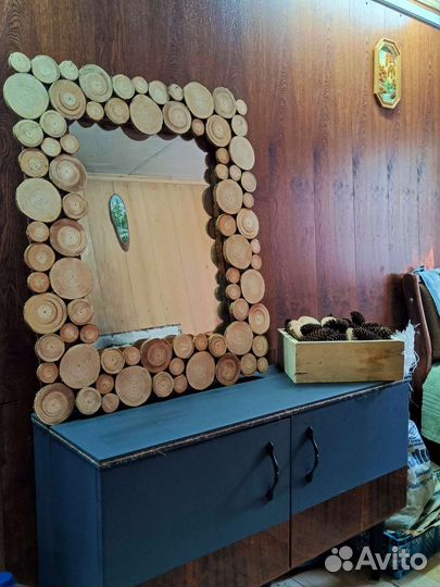 Зеркало из спилов