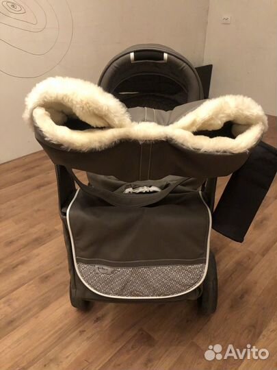 Коляска teutonia be you 2 в 1 v3 grafit r7