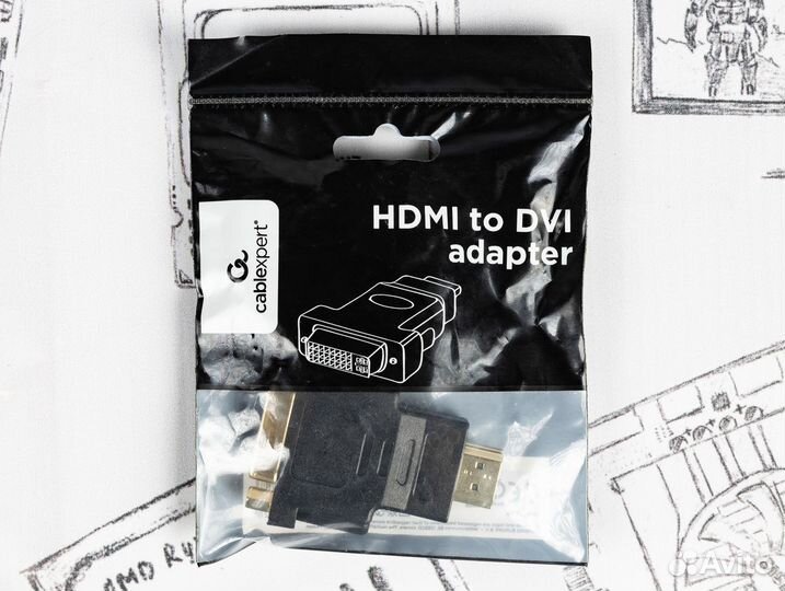 Переходник (адаптер) Cablexpert hdmi(M) - DVI(F)